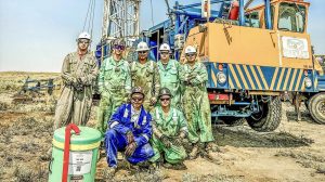 Crew capping methane leaking abandoned oil wells
