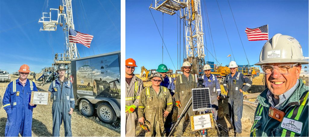 plugging orphaned wells and stopping methane gas emission helps with carbon credits