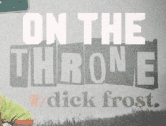 On the Throne - Dick Frost - logo