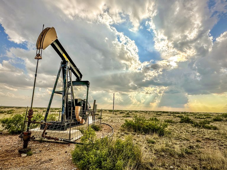 old oil well